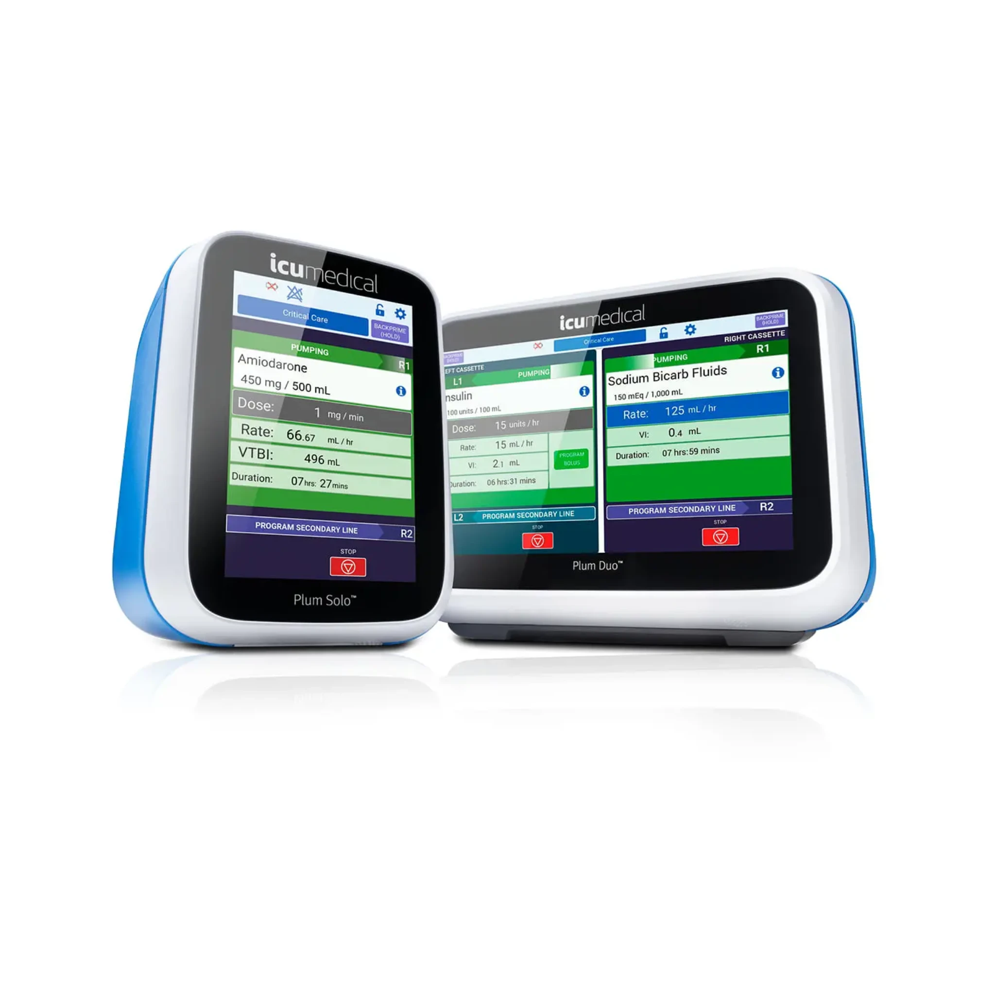 ICU Medical Plum Duo Infusion and Solo Precision IV Pump