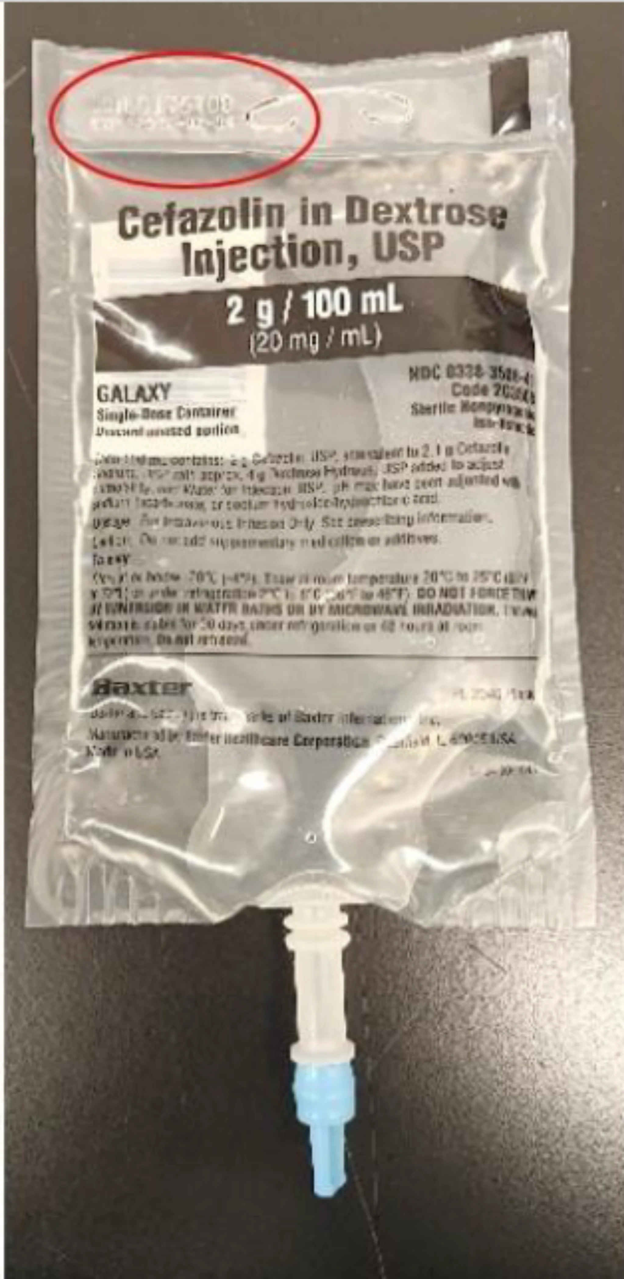 Cefazolin in Dextrose Injection 2g/100mL