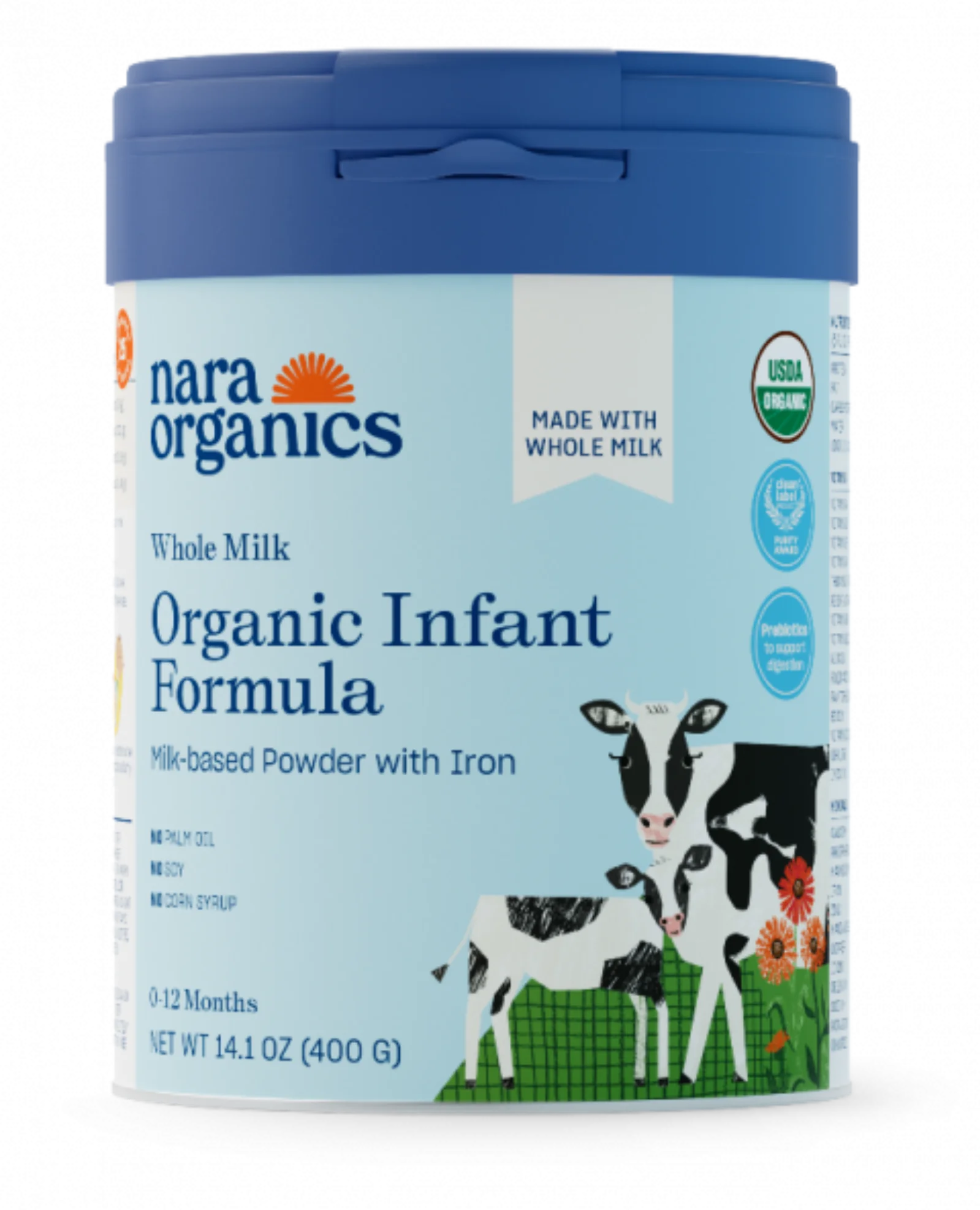 Nara Organics Whole Milk Organic Infant Formula