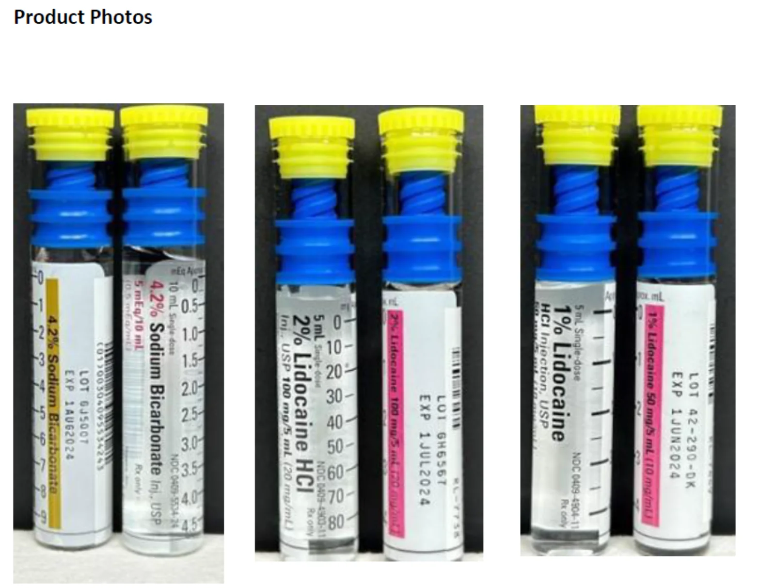 Lidocaine HCl Injection 1%