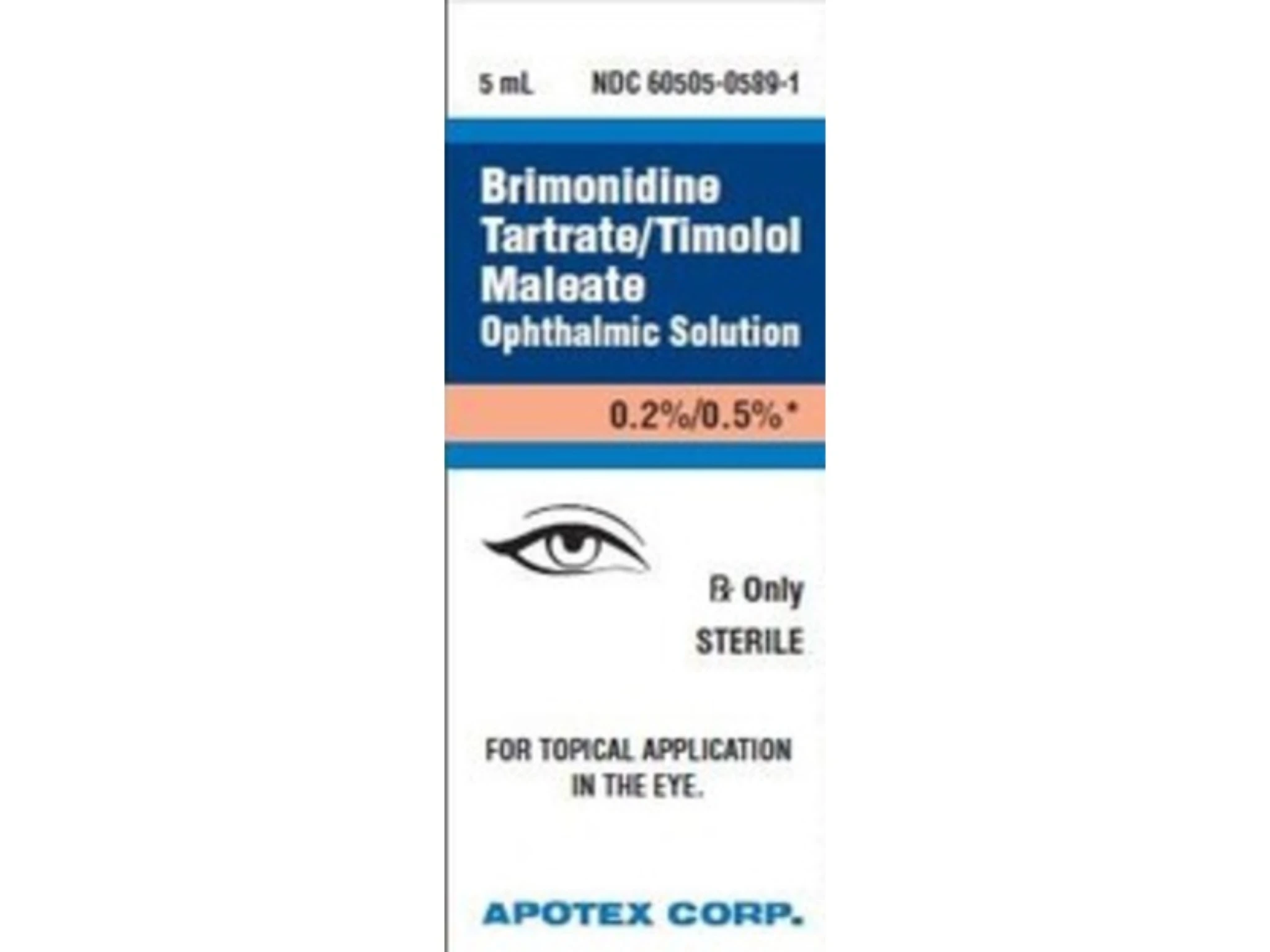Apotex Brimonidine Tartrate and Timolol Maleate Ophthalmic Solution