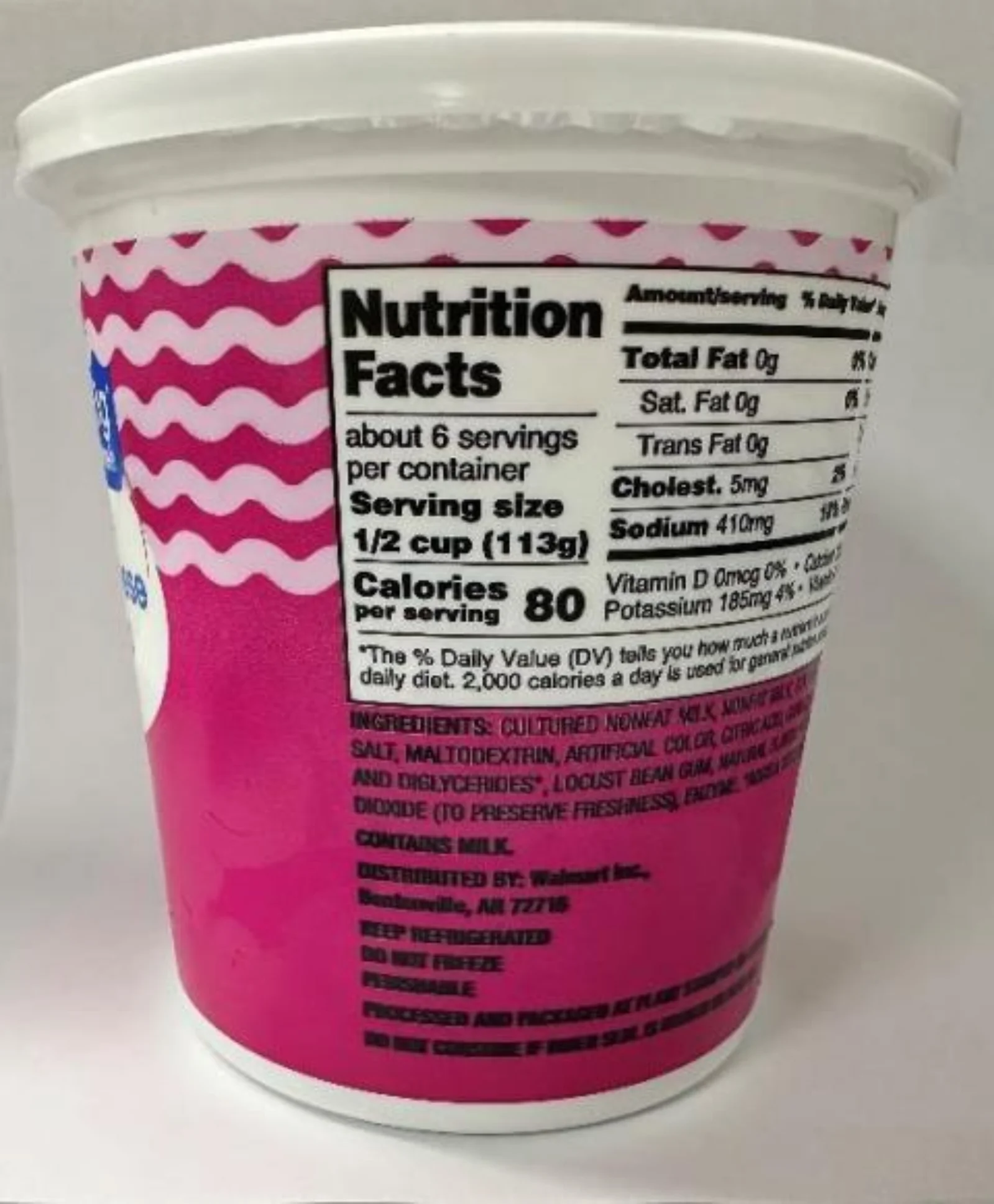 Great Value Fat Free Cottage Cheese