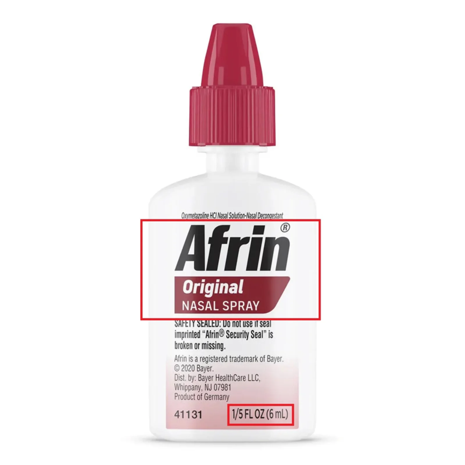 Afrin Original Nasal Spray 6 mL Travel Size
