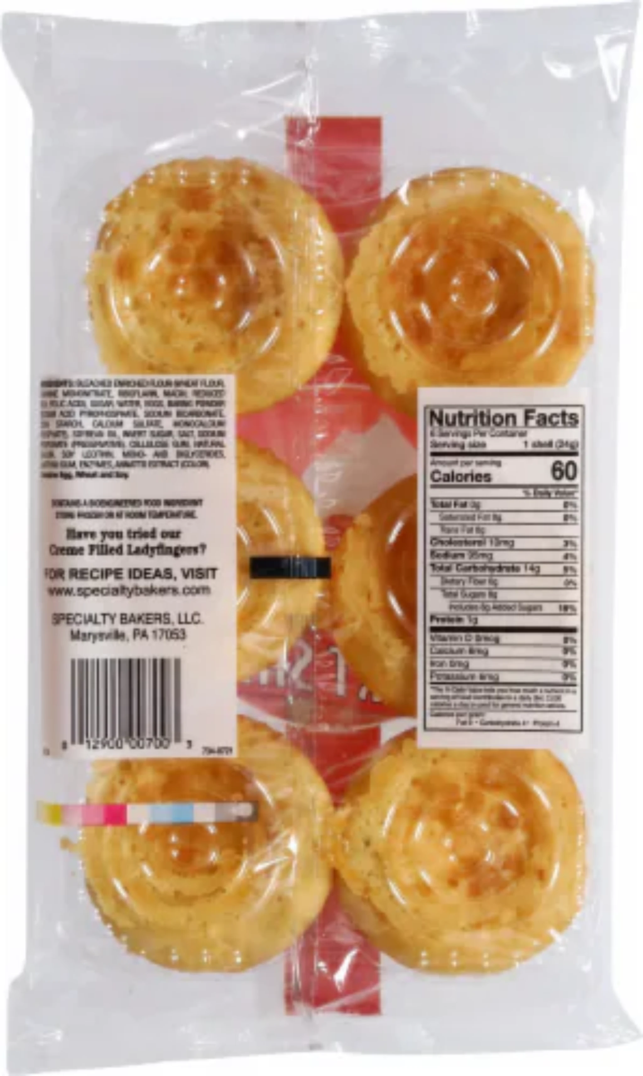 Giant Vanilla Dessert Shells