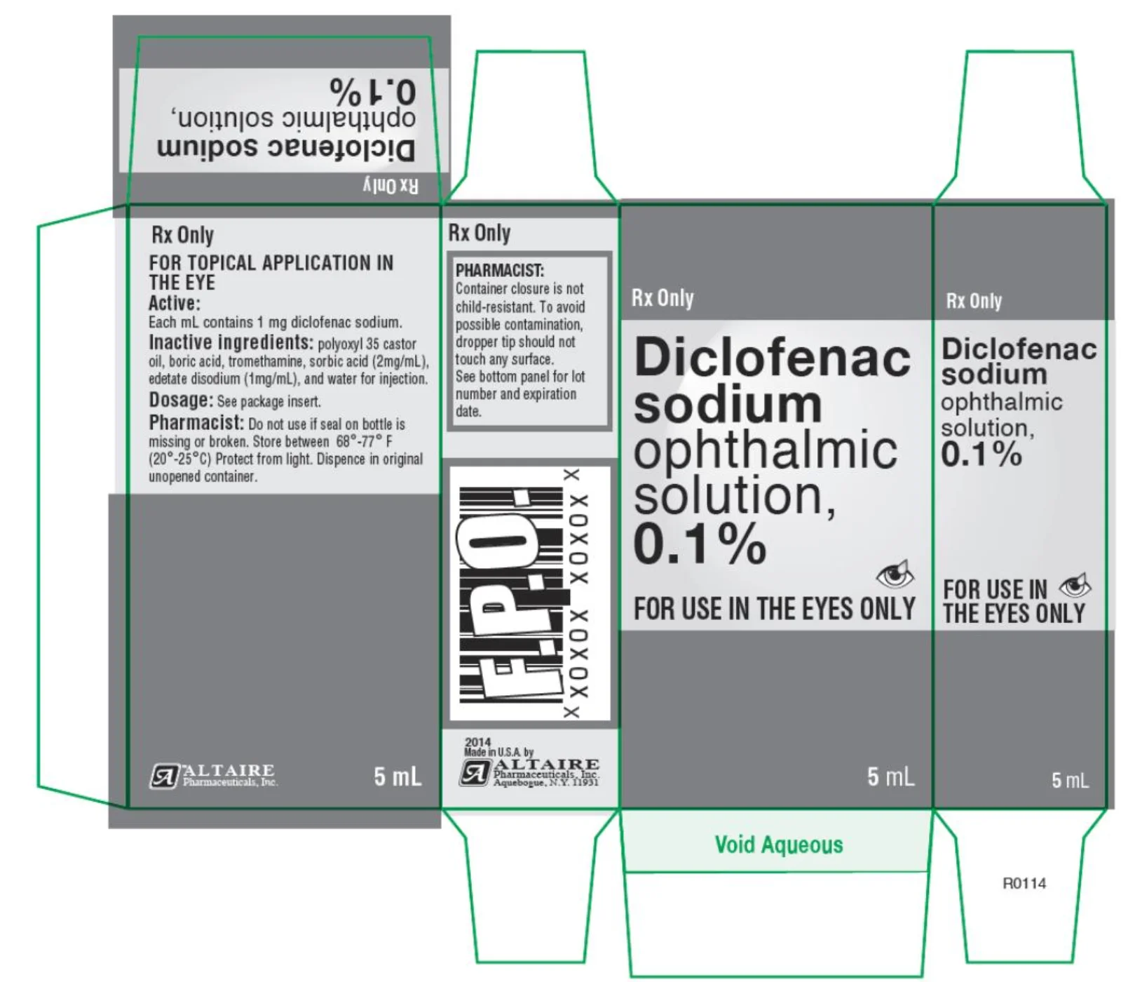 Diclofenac Sodium 0.1% Eye Ointment