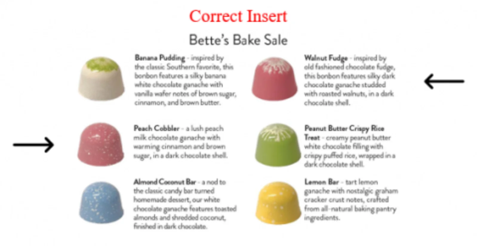 French Broad Chocolate Bette's Bake Sale Bonbons