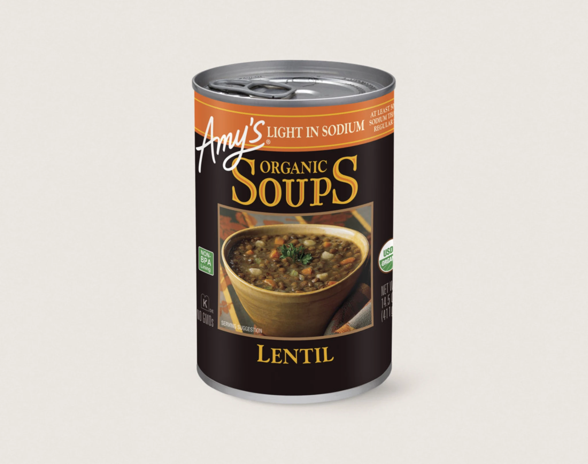 Amy's Organic Lentil Soup Light in Sodium