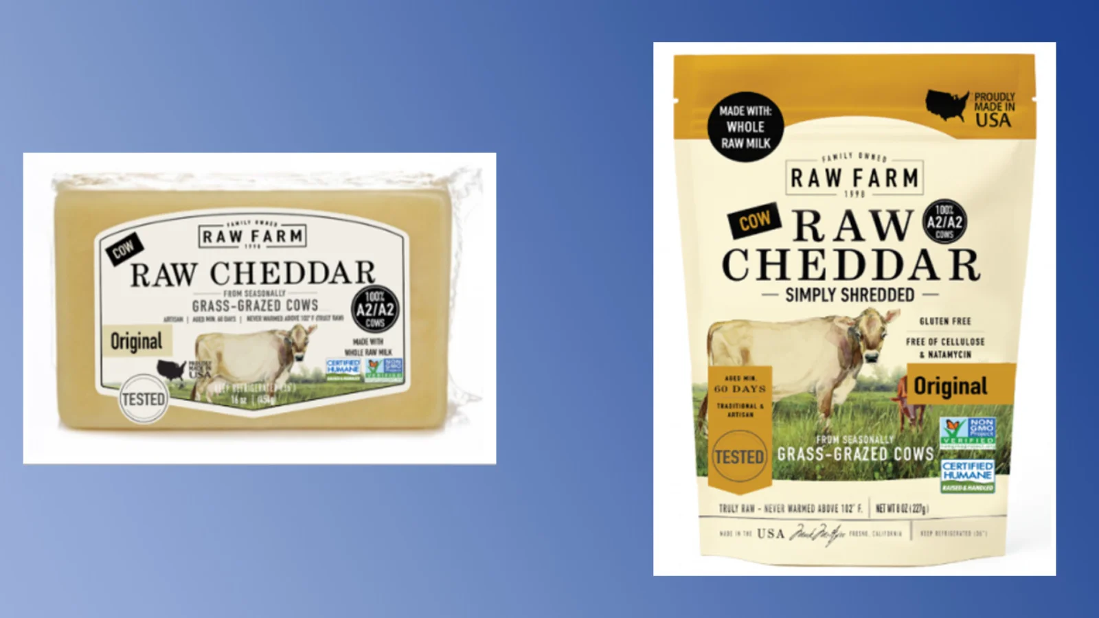 Raw Farm Raw Cheddar