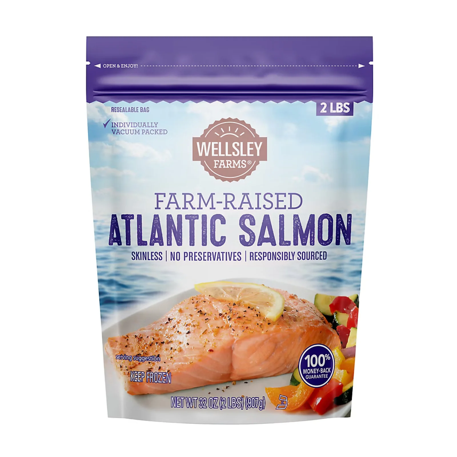 Wellsley Farms Farm-Raised Atlantic Salmon
