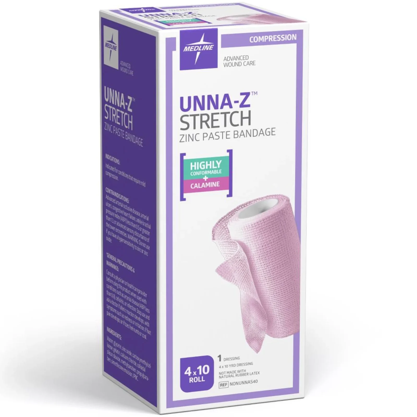 Medline Unna-Z Stretch Zinc Paste Bandage