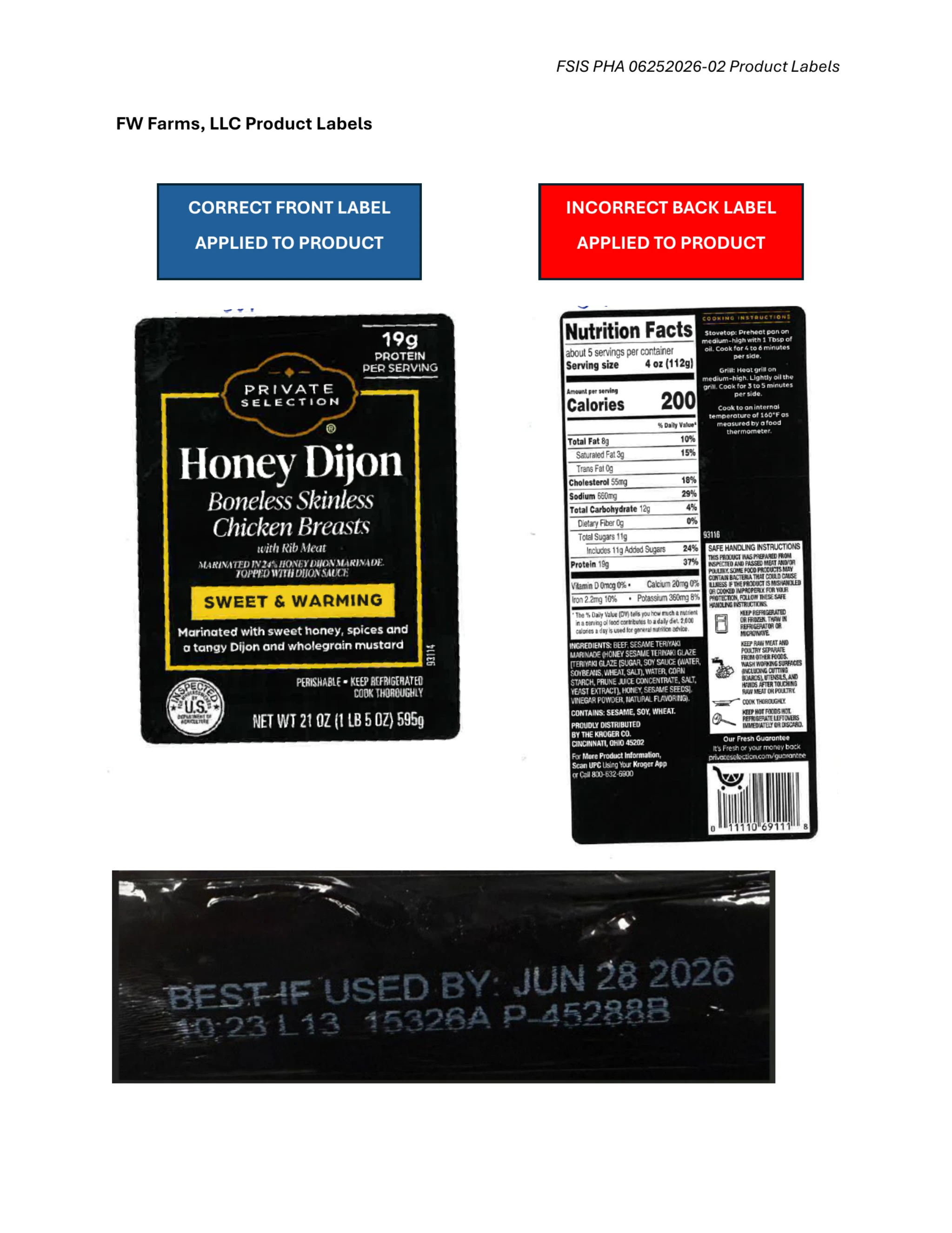 Private Selection Honey Dijon Boneless Chicken Breasts