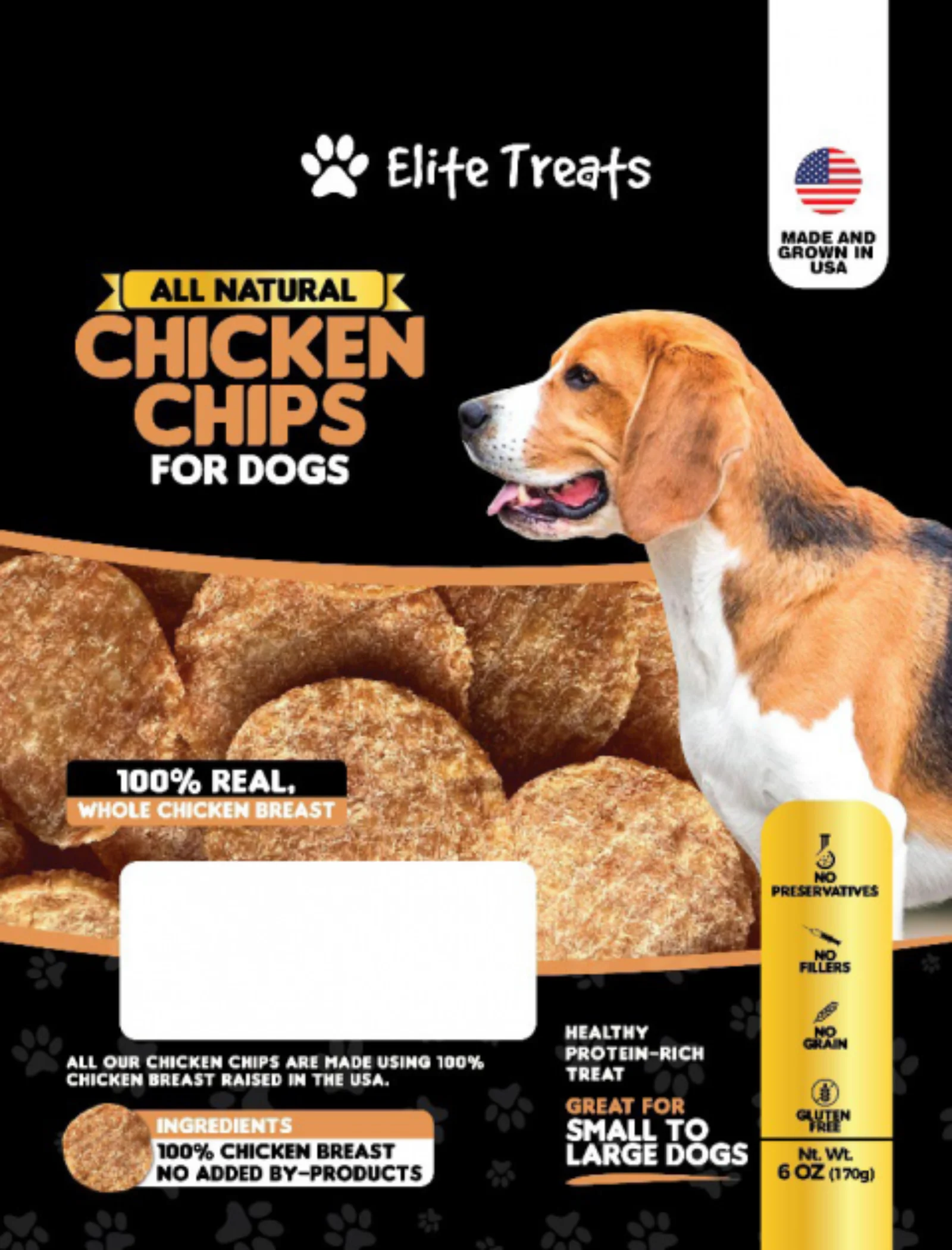 All Natural Chicken Chips for Dogs