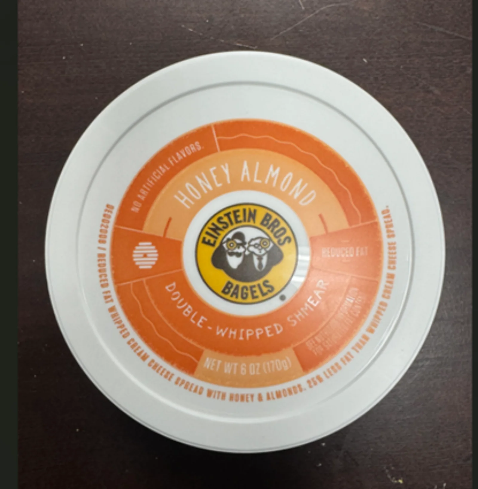Einstein Bros Bagels Honey Almond Shmear
