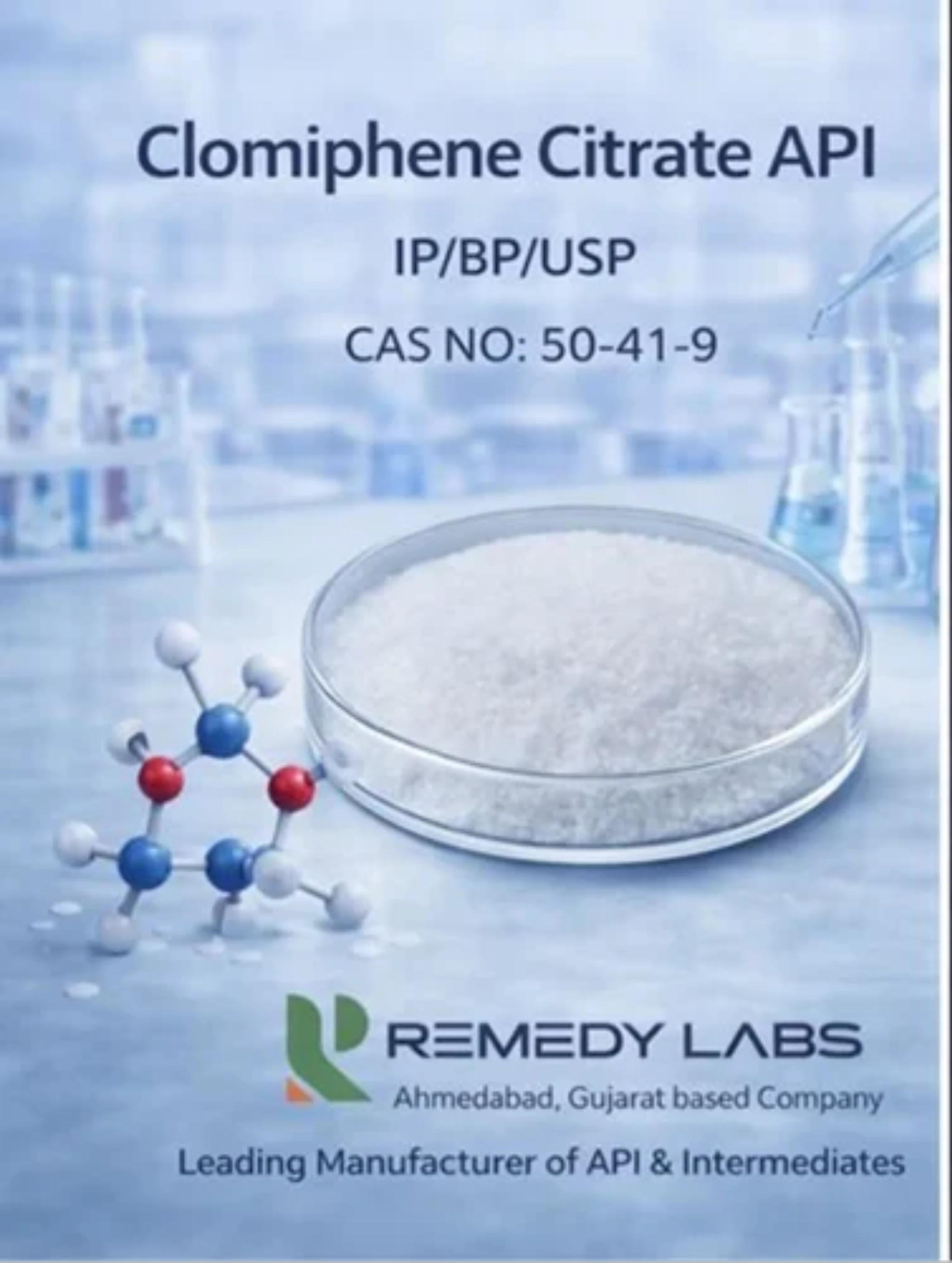 Clomiphene Citrate USP Active Pharmaceutical Ingredient