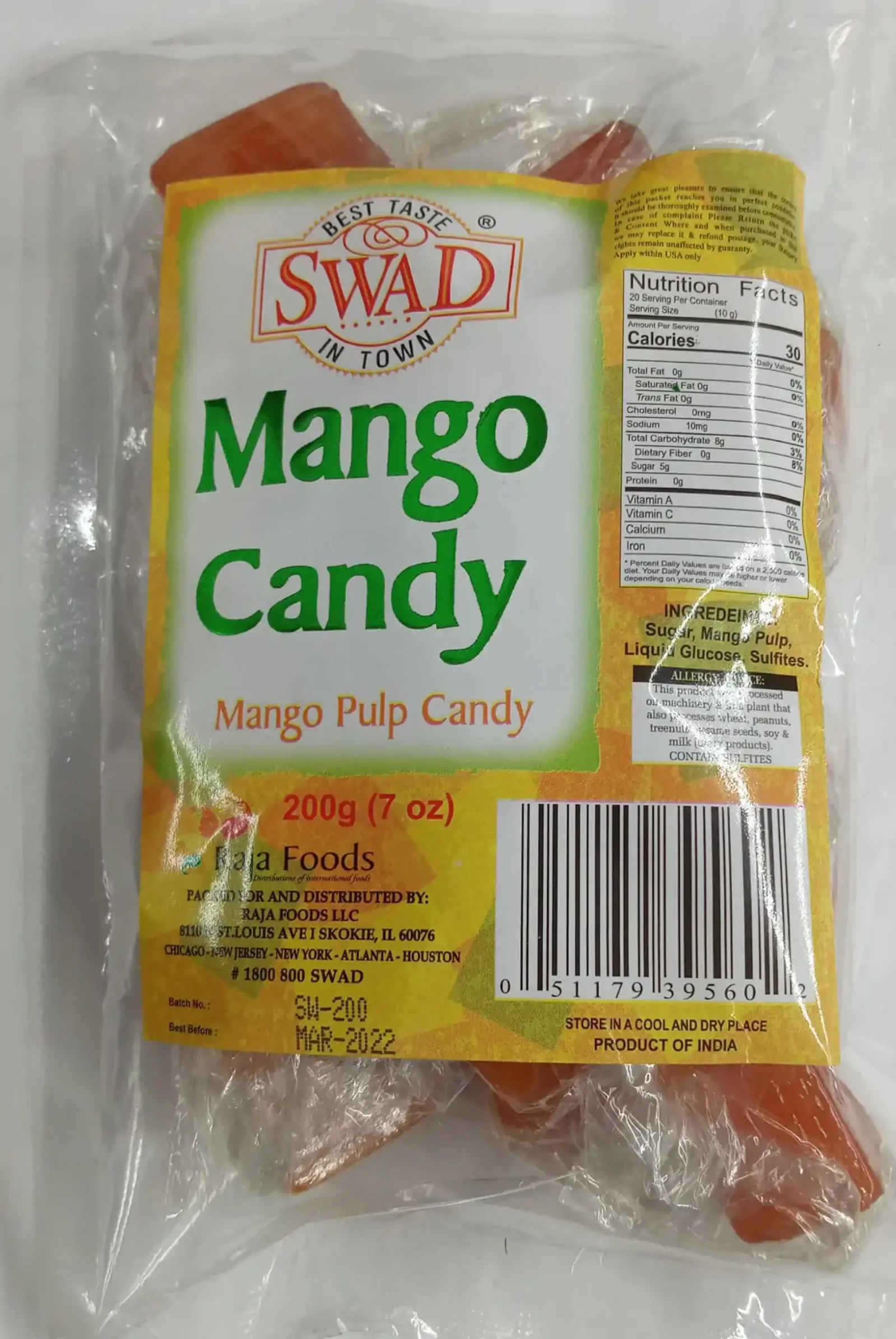 Swad Orange Flavored Masala Candy