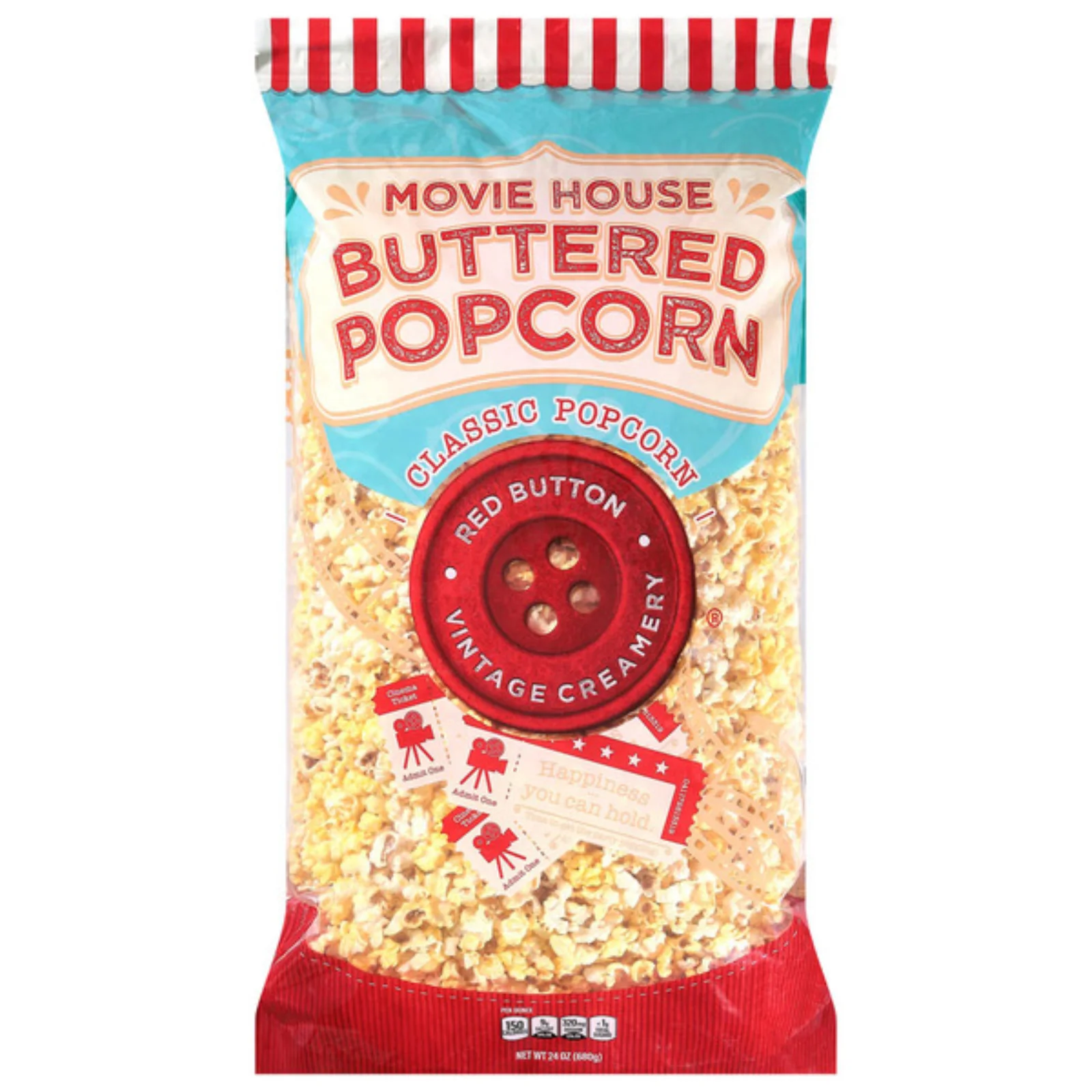 Red Button Movie House Popcorn
