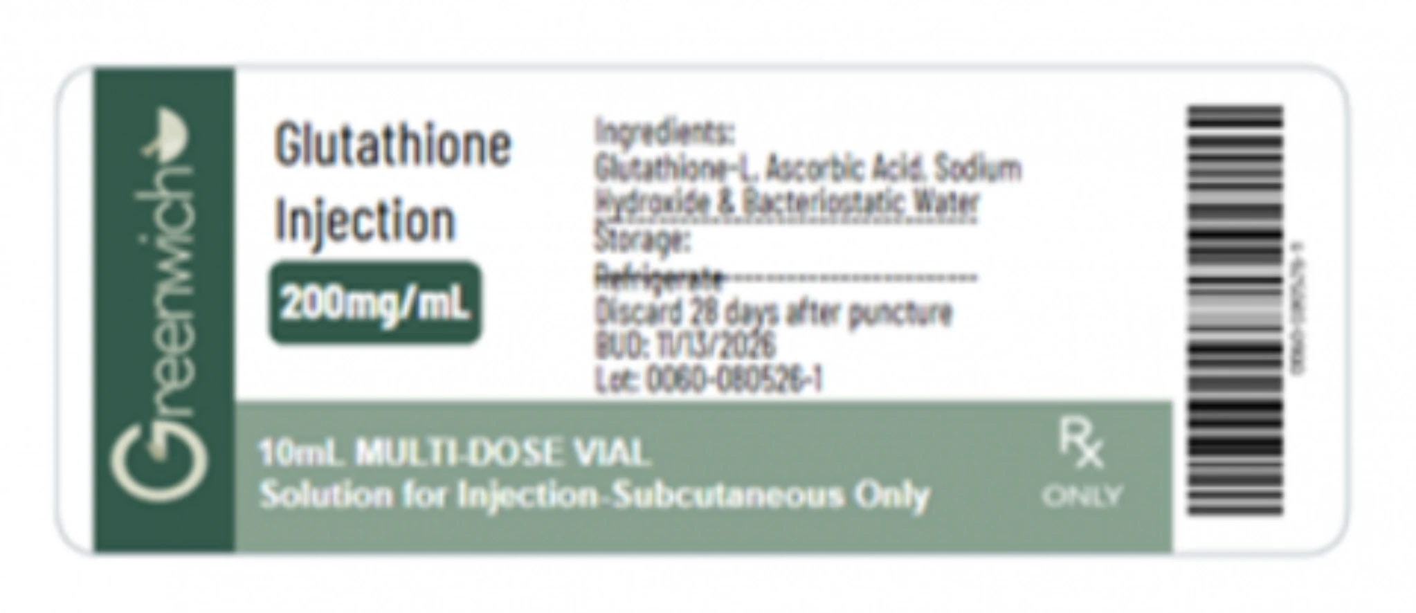 Greenwich Rx Glutathione Injection