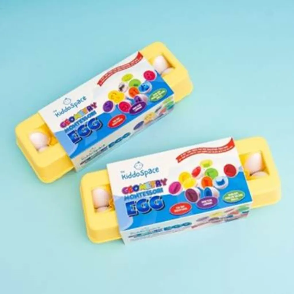 TheKiddoSpace Montessori Egg Puzzle Toys