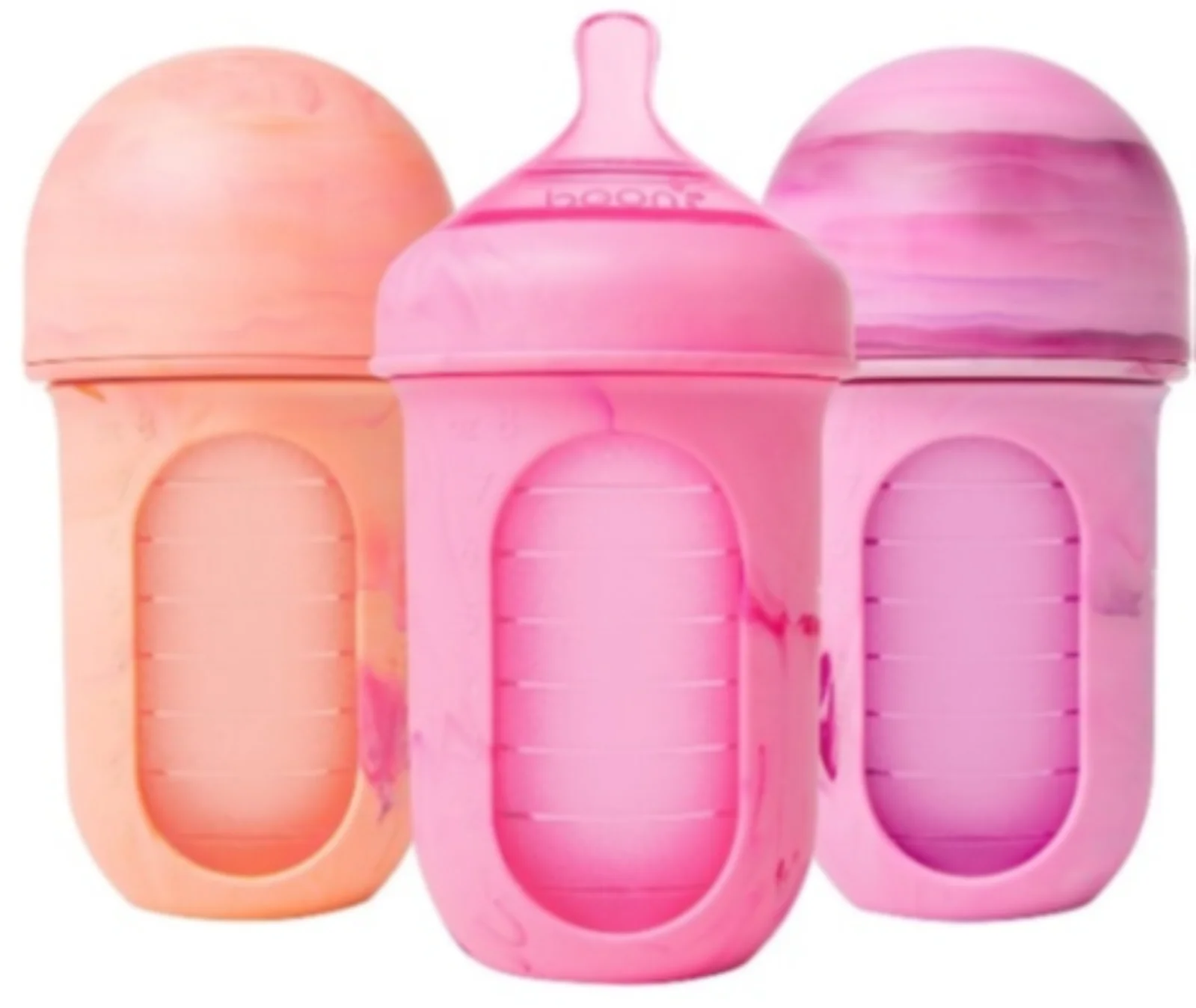Boon NURSH 8 oz Reusable Baby Bottles