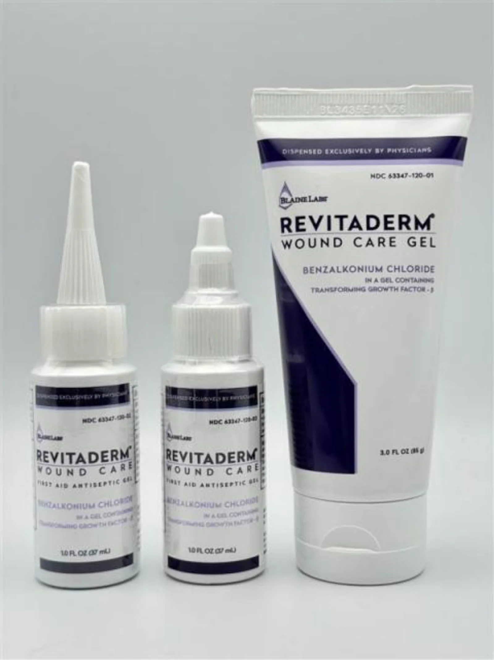 Revitaderm and Tridergel Antiseptic Wound Care Gel