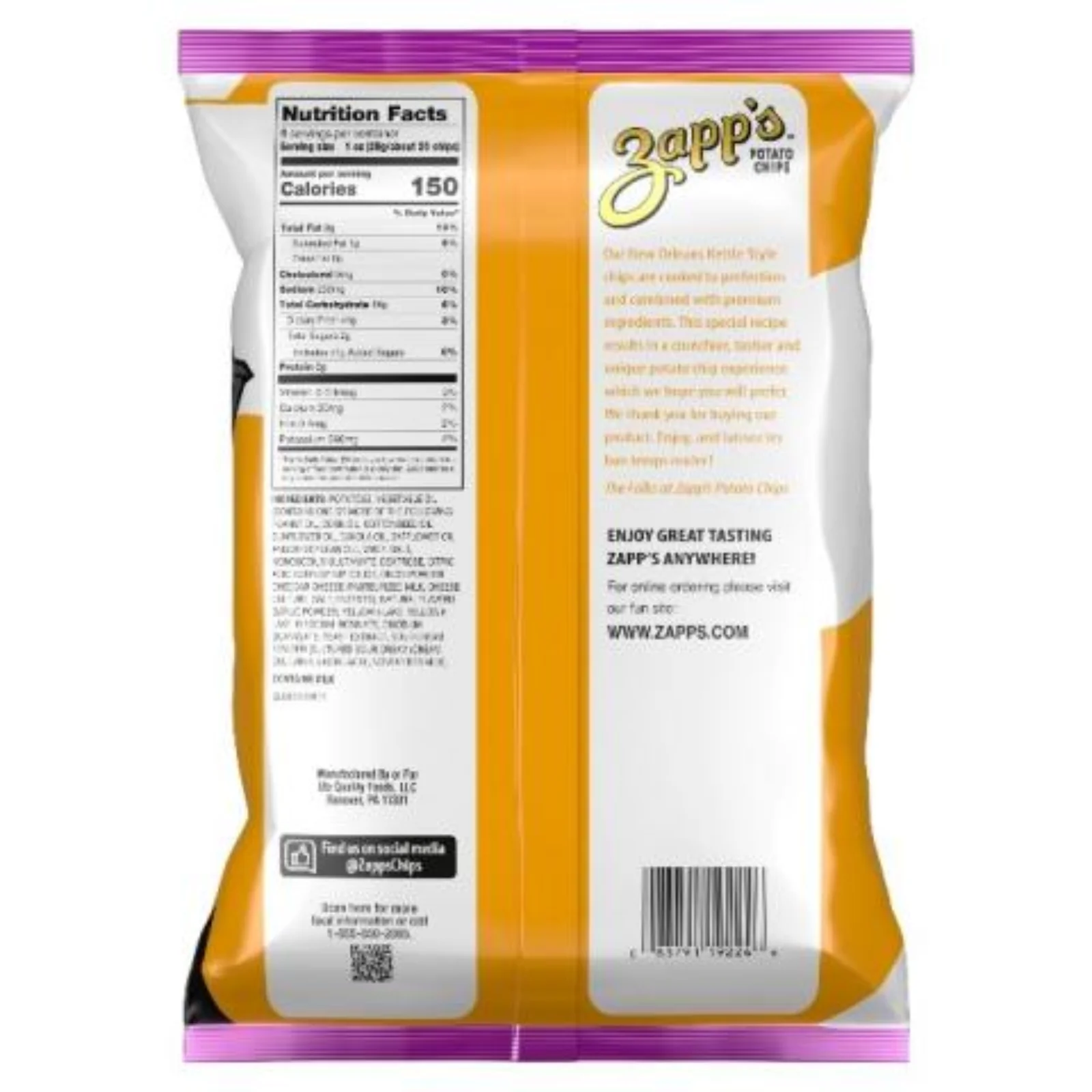 Utz Quality Foods: Zapp's and Dirty Potato Chips